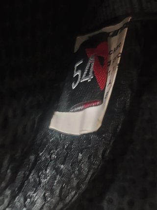 Mono Dainese Cuero Negro y Blanco