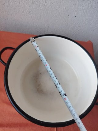 Pentola smaltata verde Vintage Made in Yugoslavia