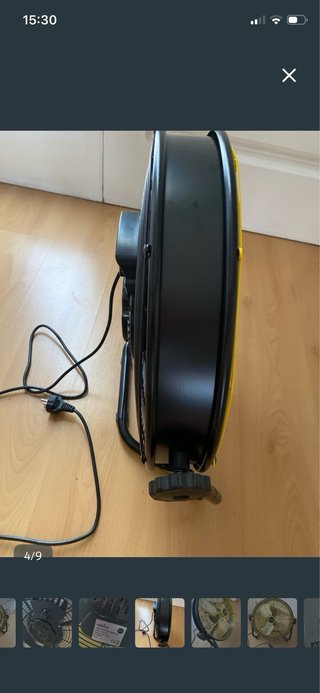 Ventilador suelo Industrial 130w. Nuevo
