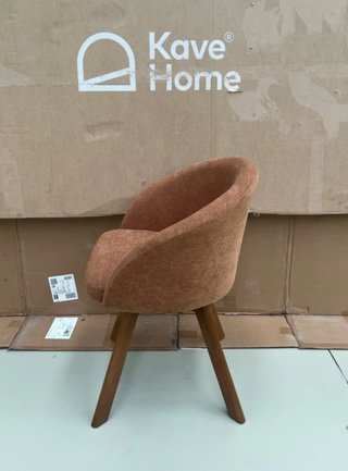 Sedia Marvin Kave Home ciniglia marrone