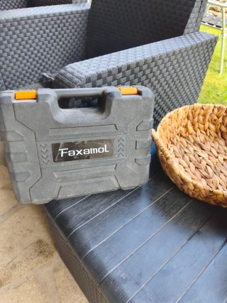 Taladro Faxamol 21V con maletín y accesorios