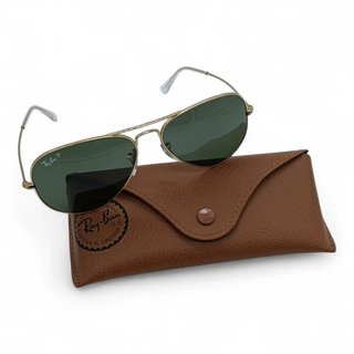 GAFAS DE SOL RAYBAN AVIADOR POLARIZADAS DORADAS CON FUNDA