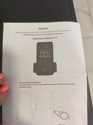 Pantalla LCD NFC para bici eléctrica F4