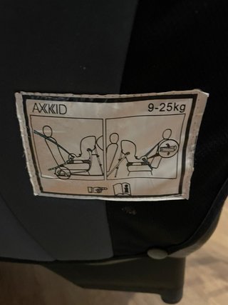 Silla Coche Axkid Move Gris grupo 1-2