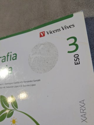 Libro Geografía 3ero ESO