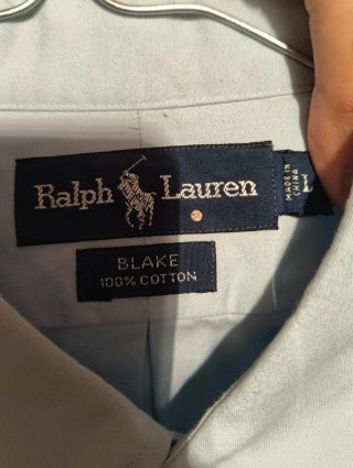 Camicia Ralph Lauren tg L azzurra