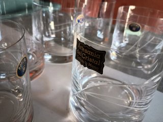 6 Vasos Bohemia Cristal Anchos años 80