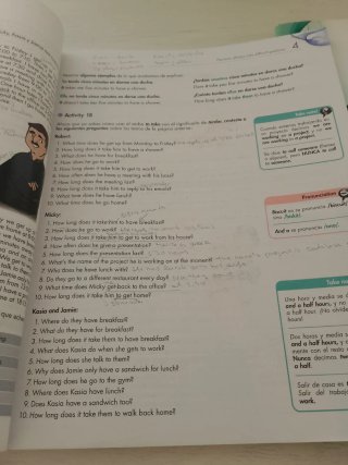 Libro de inglés  grado medio