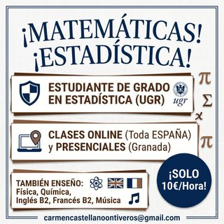 Clases de matemaricas y estadistica hasta grado