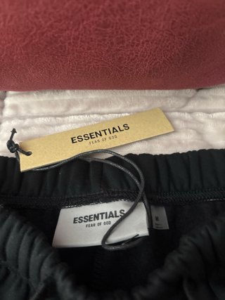 Pantalones Essentials Negro