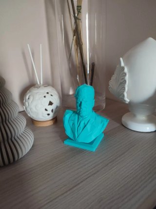 Busto Benito Mussolini Pop Art