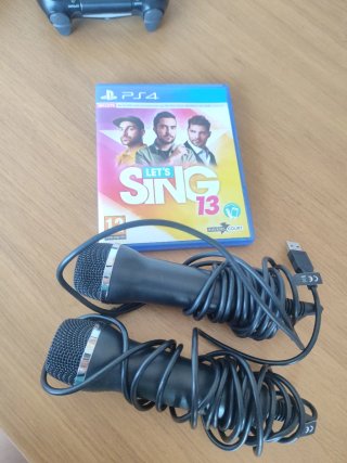 PS4 Pro 1TB + 1 mando+6 Juegos + 2 Micrófonos