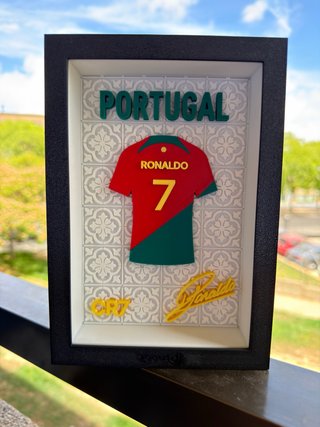 Marco Personalizado Portugal Ronaldo CR7
