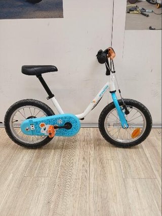 Bicicleta niños 14 pulgadas Btwin 100 Artic blanco 3-4,5