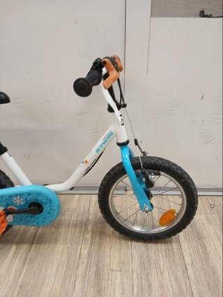 Bicicleta niños 14 pulgadas Btwin 100 Artic blanco 3-4,5