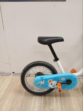 Bicicleta niños 14 pulgadas Btwin 100 Artic blanco 3-4,5