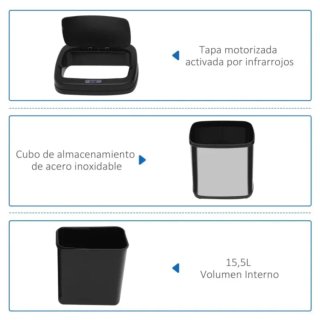 Cubo de basura automático