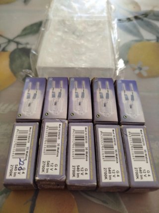 Lámparas Halógenas G4 12V 35W (Pack 5)