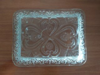 Bandeja de cristal