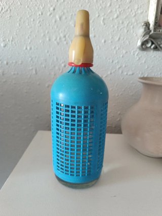 Sifón azul vintage CAÑELLAS
