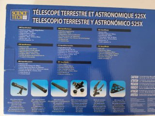 Telescopio Terrestre y Astronómico 525X