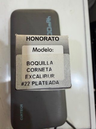 Boquilla Corneta Honorato Excalibur 22