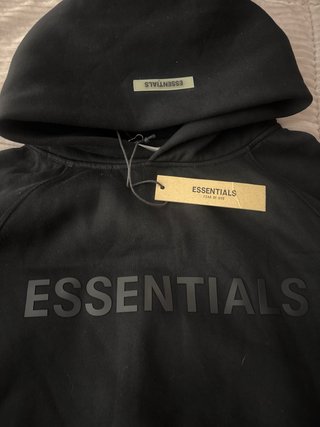Sudadera Essentials Negra