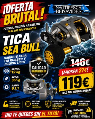 Carrete Tica Sea Bull SEB301