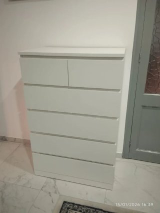 Comoda Blanca Ikea 5 cajones