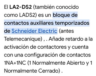 Temporizador Telemecanique LA2 DS2