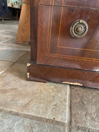 Escritorio bureau madera maciza antiguo