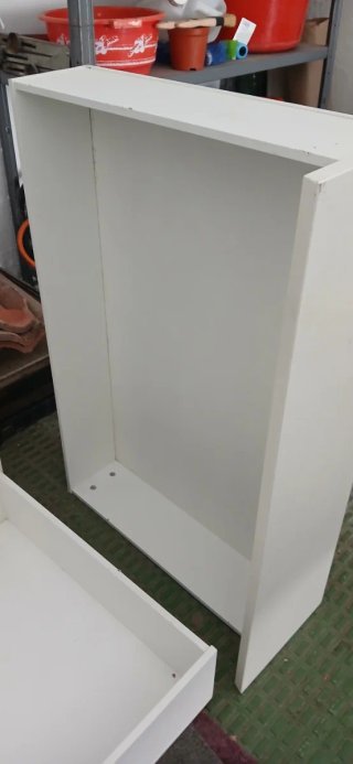 Cajonera Malm Ikea Blanca sin ruedas