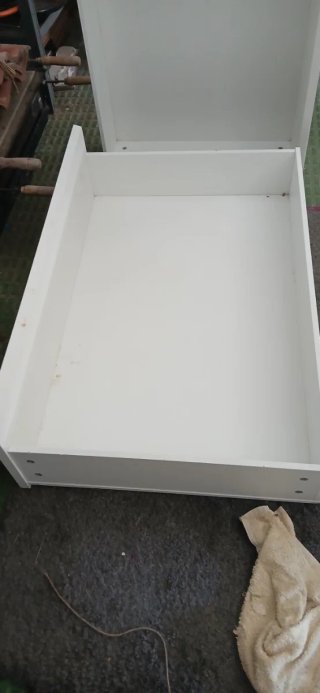 Cajonera Malm Ikea Blanca sin ruedas