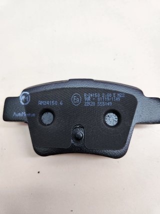 Pastillas de Freno AutoMentum AM24150.6, juego de 4 para PEUGEOT 207 (WA_ WC_) 2006-2015 Eje trasero y otros vehiculos