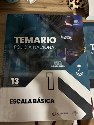Temario oposición Policía Nacional  Escala Básica
