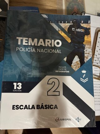 Temario oposición Policía Nacional  Escala Básica