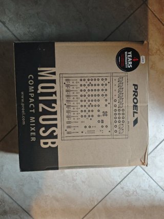Mixer Proel MQ12USB con Effetti e USB