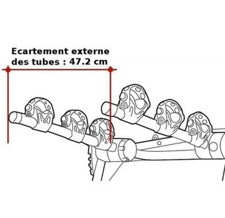 Portabicicletas de portón THULE Clip On 9103