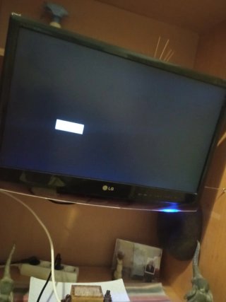 Televisión LG Negra