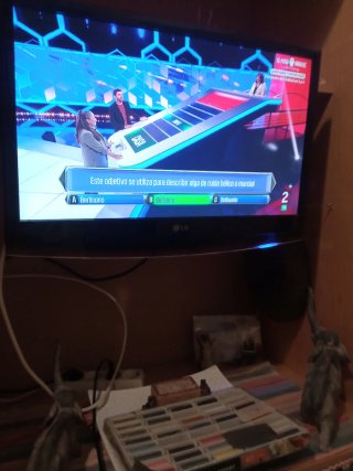Televisión LG Negra