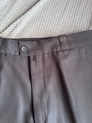 Pantalón de traje gris americano - Talla 44