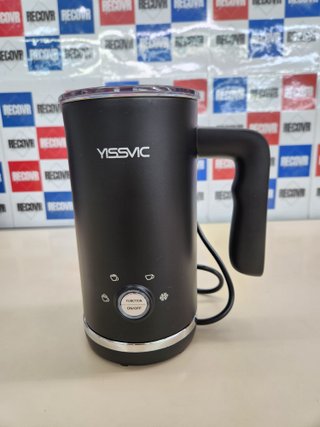 Espumador leche 600W, 300ml, eléctrico 4 en 1, espumador eléctrico, espumador de leche de acero inoxidable, control de temperatura, revestimiento antiadherente Yissvic