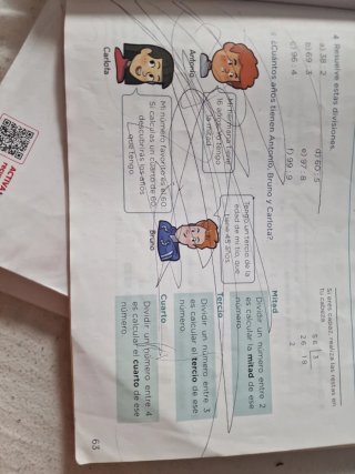 Matemáticas 4o de Primaria