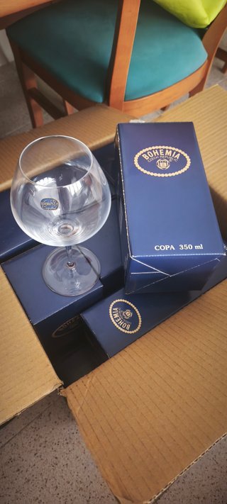 Set 3 Copas Bohemia Cristal