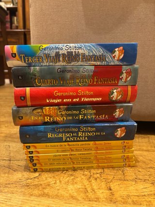 Set de libros Geronimo Stilton. 11 libros miticos