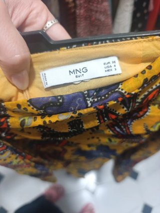 Falda bohemia MANGO estampado floral