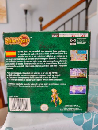 Golden Sun Game Boy Advance + Funda PET protectora