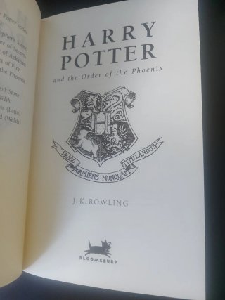 Harry Potter And The Order Of The Phoenix