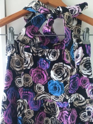 Vestido Pin Up Estampado Rosas