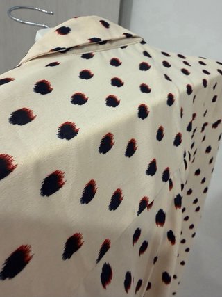 Blusa Cortefiel Estampada Beige
